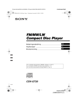 Sony CDX-GT20 Omistajan opas