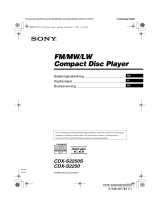 Sony CDX-S2250 Omistajan opas