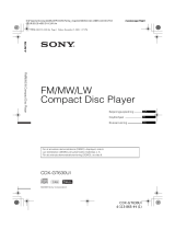 Sony CDX-GT630UI Omistajan opas