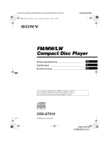Sony CDX-GT310 Omistajan opas