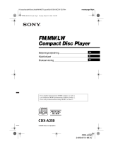 Sony CDX-A250 Omistajan opas