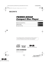 Sony CDX-DAB6650 Omistajan opas