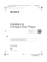 Sony CDX-GT232 Omistajan opas