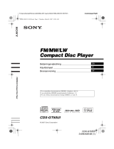 Sony CDX-GT50UI Omistajan opas