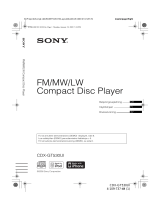 Sony CDX-GT530UI Omistajan opas