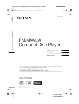 Sony CDX-GT640UI Omistajan opas