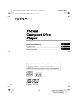 Sony CDX-F50M Omistajan opas