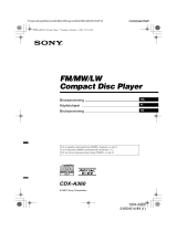 Sony CDX-A360 Omistajan opas