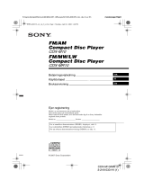 Sony CDX-MR10 Omistajan opas