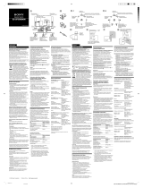 Sony SS-SFCR600 Käyttöohjeet