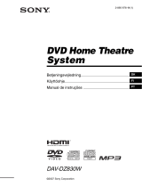 Sony DAV-DZ830W Käyttö ohjeet