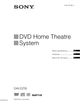 Sony DAV-DZ30 Omistajan opas