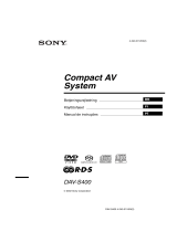 Sony DAV-S400 Käyttö ohjeet