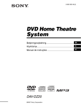 Sony DAV-DZ20 Käyttö ohjeet