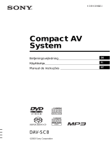 Sony DAV-SC8 Käyttö ohjeet