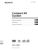 Sony DAV-S880 Käyttö ohjeet