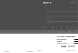 Sony DAV-X1 Käyttö ohjeet