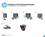 HP ProDisplay P19A 19-inch LED Backlit Monitor Asennusohje