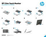 HP Pavilion 23tm 23-inch Diagonal Touch Monitor Asennusohje