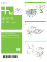 HP LaserJet 500-sheet Input Tray Käyttöohjeet