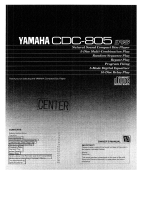 Yamaha CDC-805 Omistajan opas