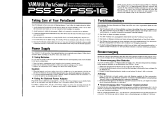 Yamaha PortaSound PSS-16 Omistajan opas