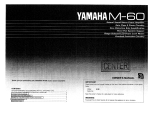 Yamaha M-60 Omistajan opas