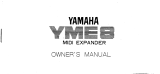 Yamaha YME8 Omistajan opas