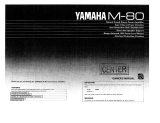 Yamaha M-80 Omistajan opas