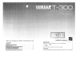 Yamaha T-300 Omistajan opas