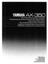 Yamaha AX-350 Omistajan opas