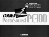 Yamaha PC-100 Omistajan opas