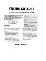 Yamaha MCX-10 Omistajan opas