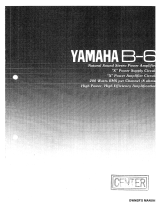 Yamaha B-6 Omistajan opas