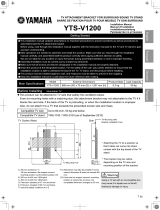 Yamaha YTS-V1200 Omistajan opas