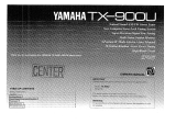 Yamaha TX-900 Omistajan opas