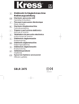 Kress SBLR 2475 Omistajan opas