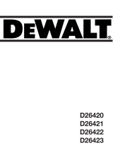 DeWalt D26421 Omistajan opas