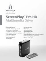 Iomega SCREENPLAY PRO HD Omistajan opas