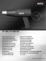 AEG PT 600 EC Omistajan opas