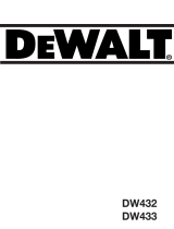 DeWalt DW433K Omistajan opas