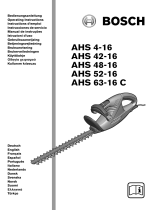 Bosch AHS 63-16 C Omistajan opas