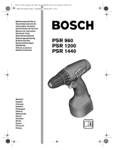 Bosch PSR 960 Omistajan opas