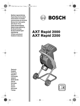 Bosch axt rapid 2000 Omistajan opas