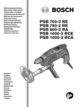 Bosch PSB 1000-2 RCA Omistajan opas