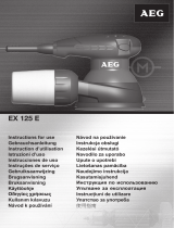 AEG EX 125 E Omistajan opas