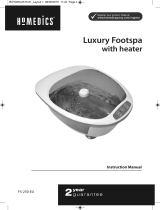 HoMedics Foot spa de luxe FS250 Omistajan opas