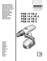 Bosch PSB 14.4 VE-2 Omistajan opas
