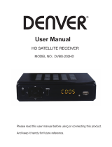 Denver DVBS-202HD Ohjekirja