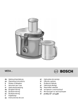 Bosch MES4000 VITAJUICE Ohjekirja